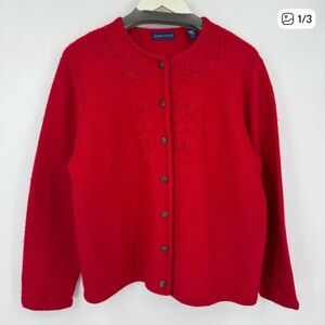 Karen Scott Red Women's wool Sweater